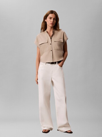 Calvin Klein Jeans Shirt in Beige