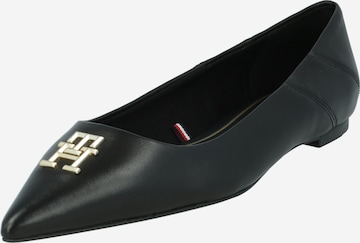 Ballerines TOMMY HILFIGER en noir : devant