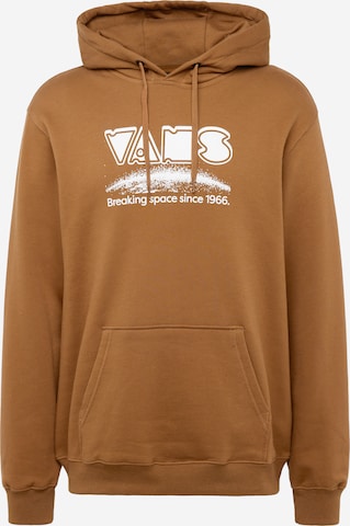 VANS - Sweatshirt 'BREAKING SPACE' em castanho: frente