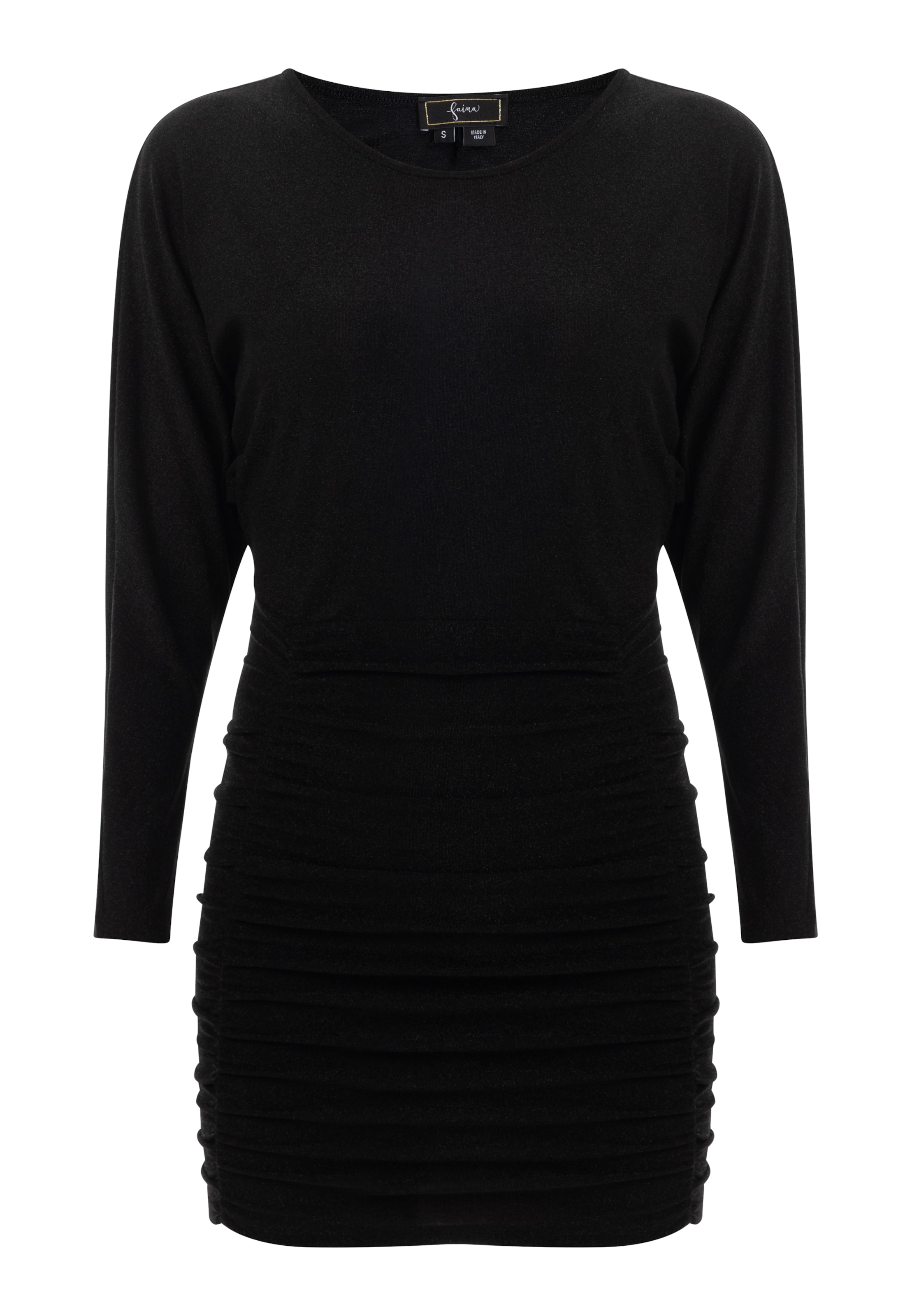 faina Šaty - Čierna: predná strana