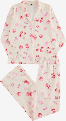 TrendyolPidžama - bež boja: prednji dio