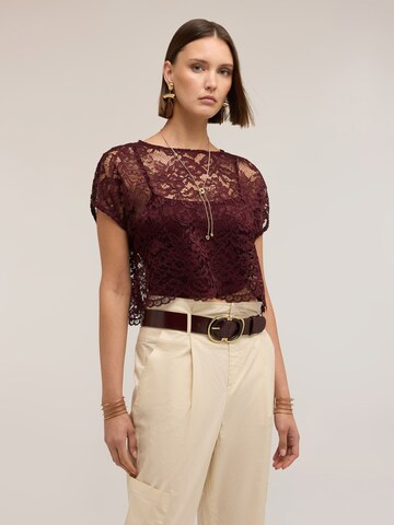 MOTIVI Blouse in Rood: voorkant
