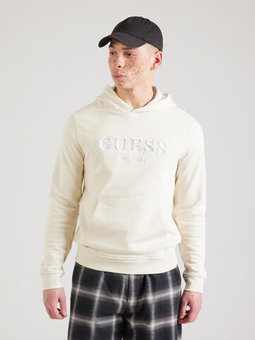Felpa 'Beau' di GUESS in beige: frontale