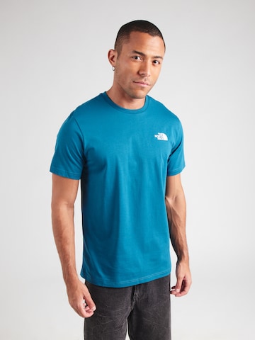 THE NORTH FACE T-Shirt 'REDBOX' in Blau: Vorderseite