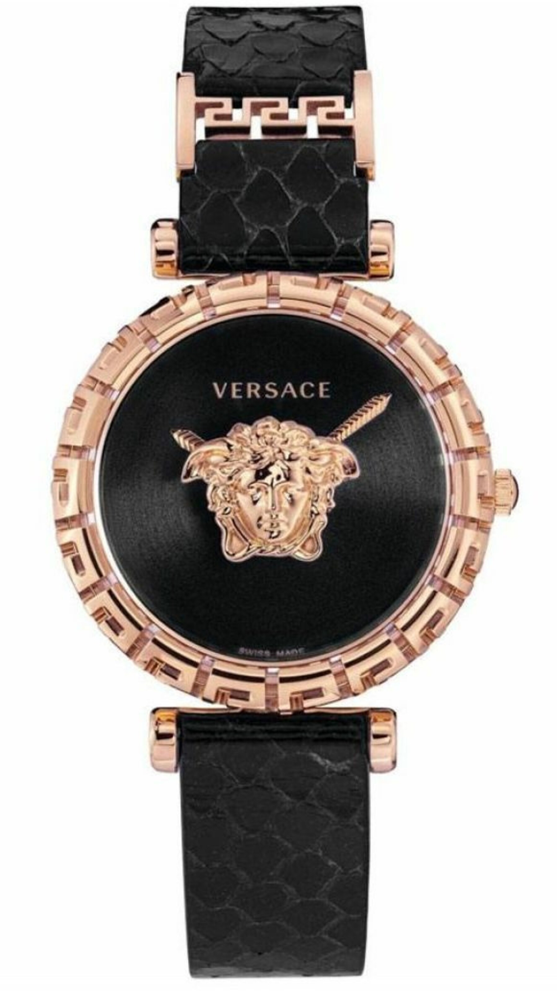 VERSACE Analog watch 'Palazzo Empire Greca' in Black: front