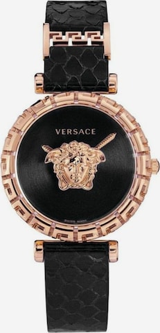 VERSACE Analoog horloge 'Palazzo Empire Greca' in Zwart: voorkant
