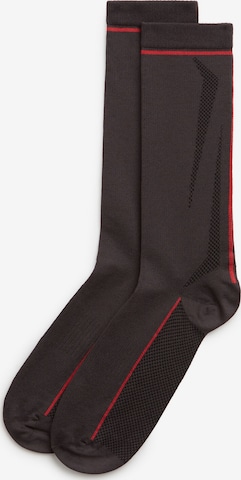 IUMAN Intimissimi Uomo Athletic Socks in Brown: front