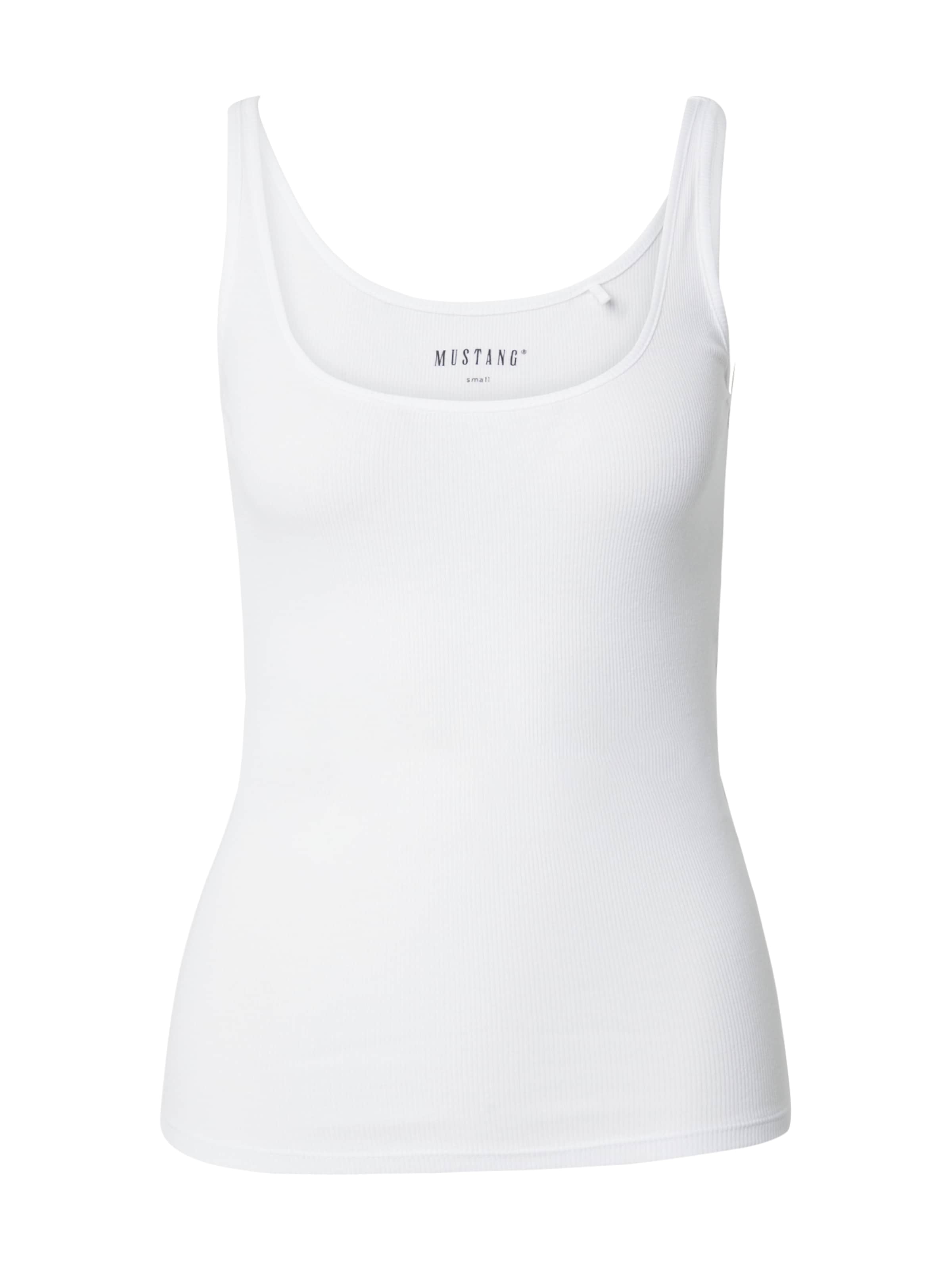 MUSTANG Top – bílá: přední strana