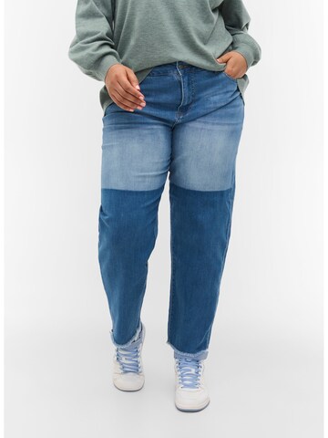 Zizzi Jeans 'STRAIGHT' in Blau: front