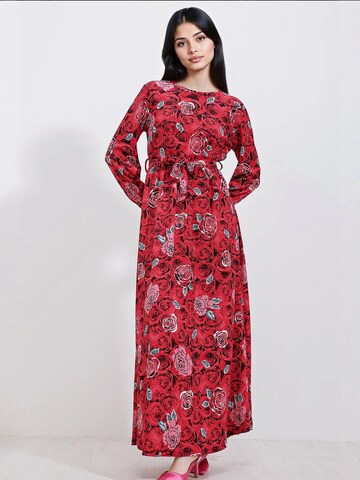 Bigdart - Vestido de malha em vermelho: frente