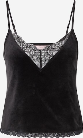 ABOUT YOU x hunkemöller - Camisa de pijama 'Cami' em preto: frente