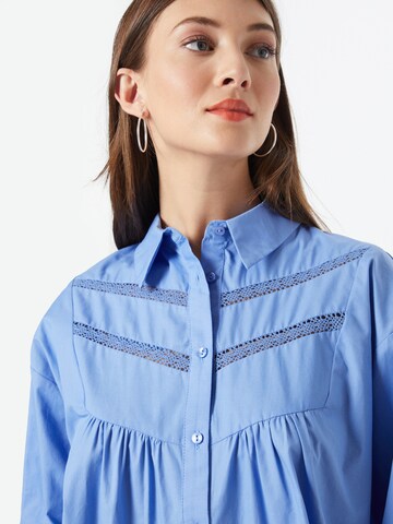 Wallis Bluse in Blau