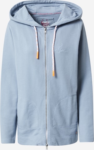 LIEBLINGSSTÜCK Sweat jacket 'Casidy' in Blue: front