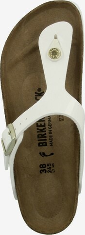 BIRKENSTOCK Varbavaheplätu 'Gizeh', värv valge