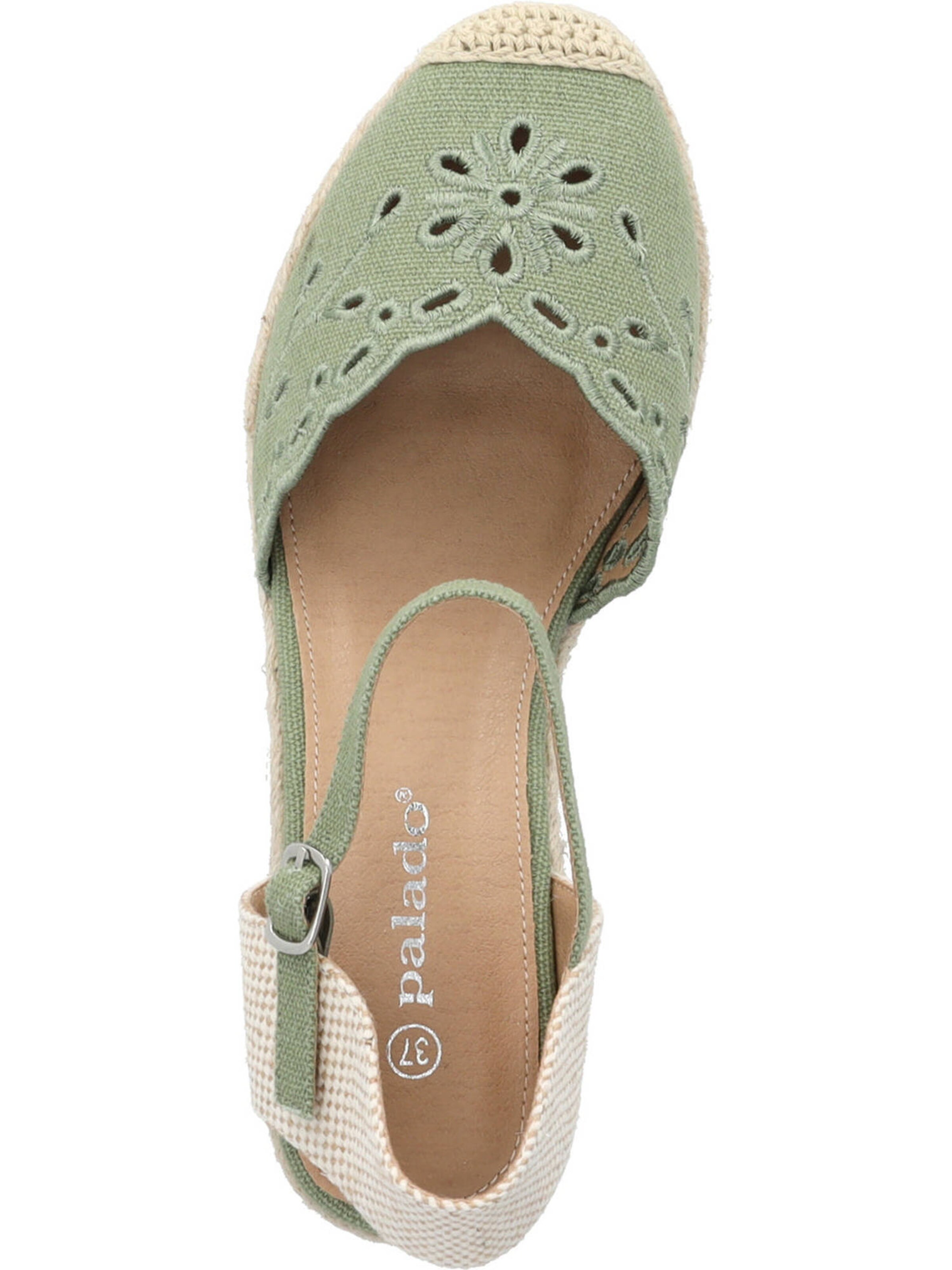 Palado Keilsandalette 'Enrona' in Grün