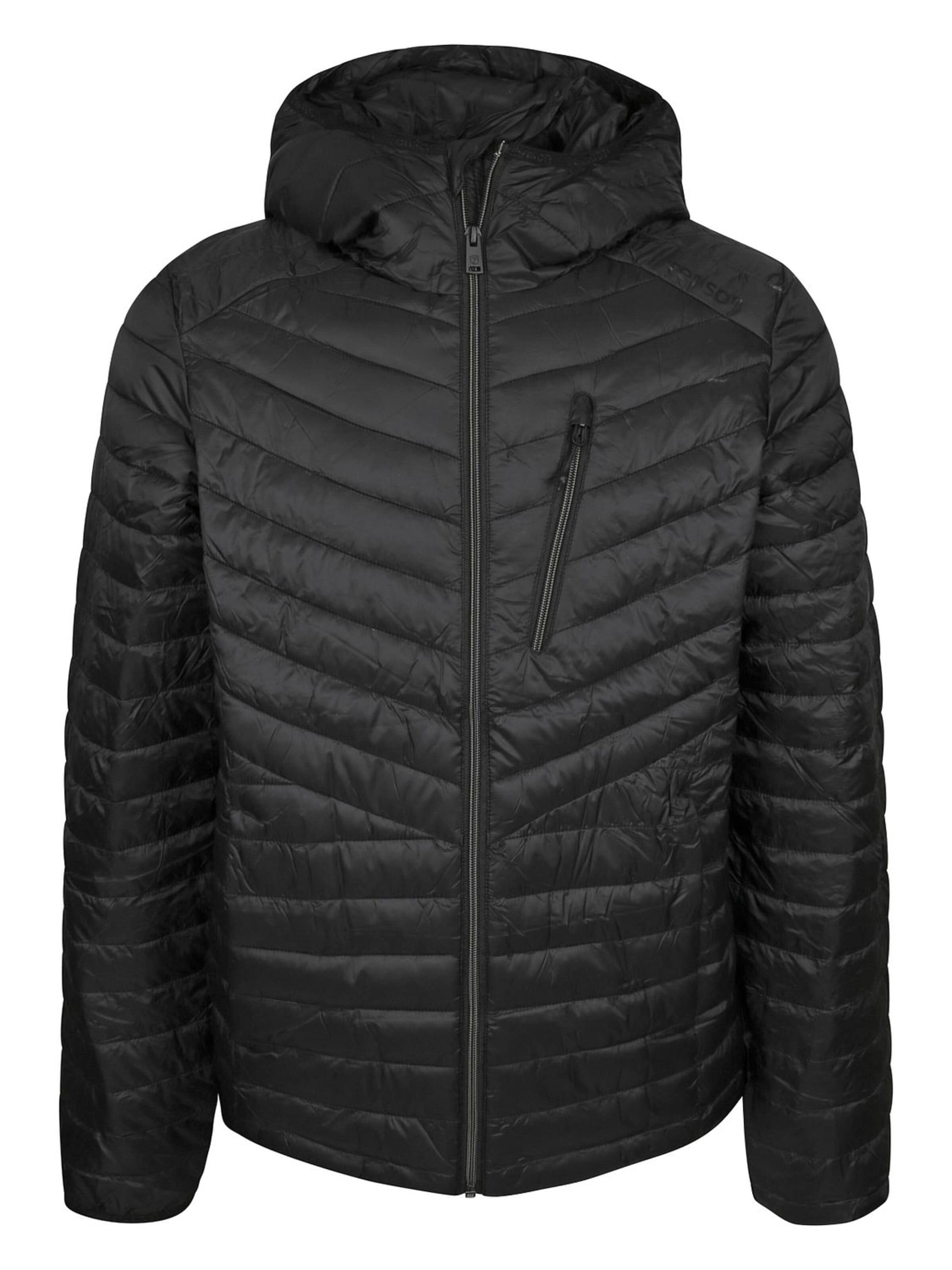 TENSON Winter Coat 'Kofi' in Black: front