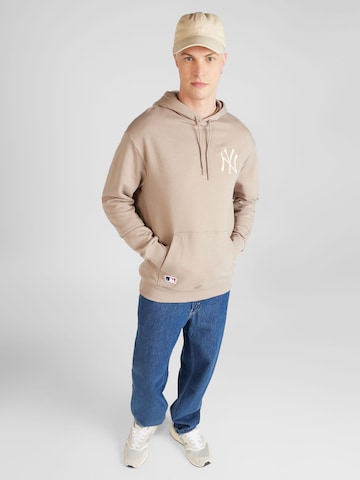 NEW ERA - Sudadera 'LEAGUE ESSENTIALS' en beige