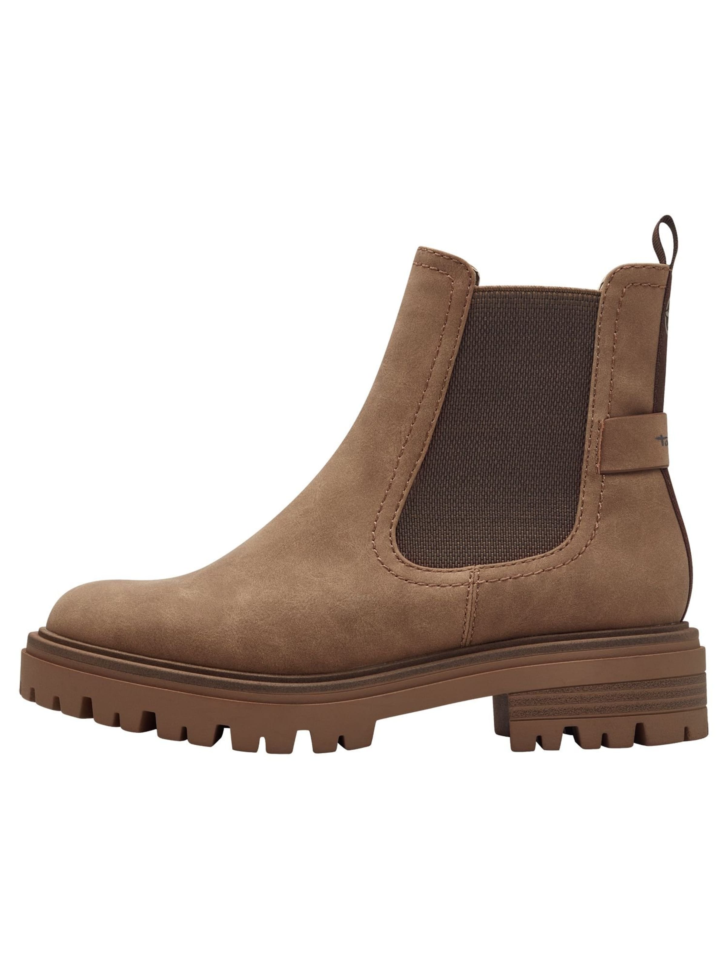 Tamaris Chelsea boots in Brown