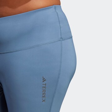 ADIDAS TERREX Skinny Leggings 'Multi ' in Blau