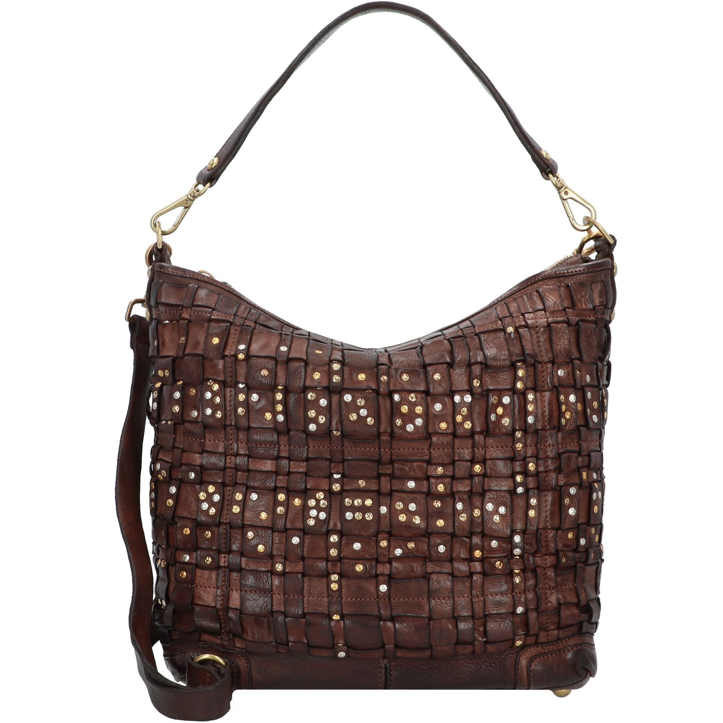 Campomaggi Schultertasche in dunkelbraun, Produktansicht