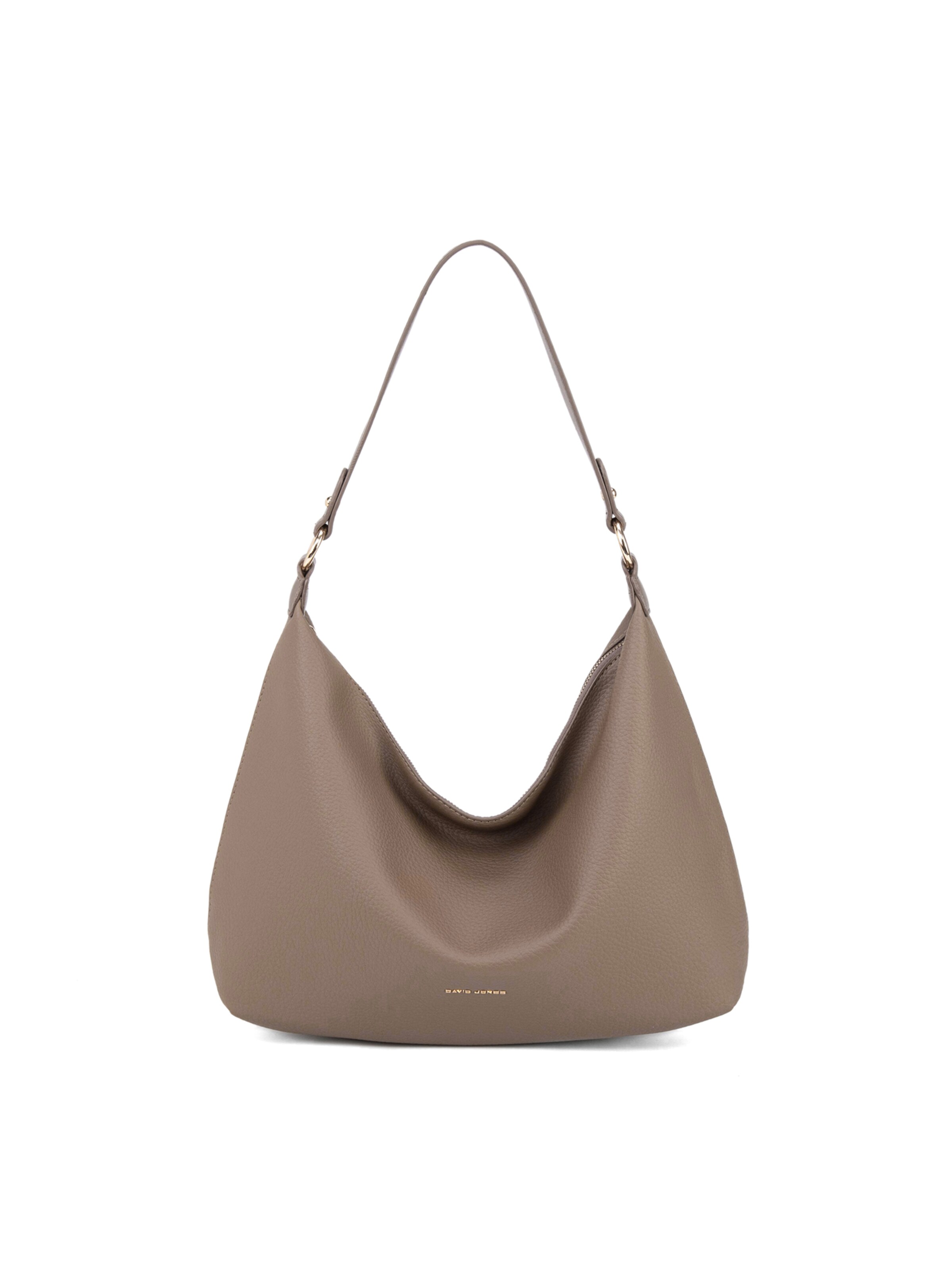 Borsa a spalla 'Borsa a Spalla Donna Pelle Vegana PU - Astrea Elite' di David Jones in grigio: frontale