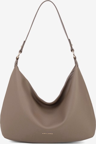 Borsa a spalla 'Borsa a Spalla Donna Pelle Vegana PU - Astrea Elite' di David Jones in grigio: frontale