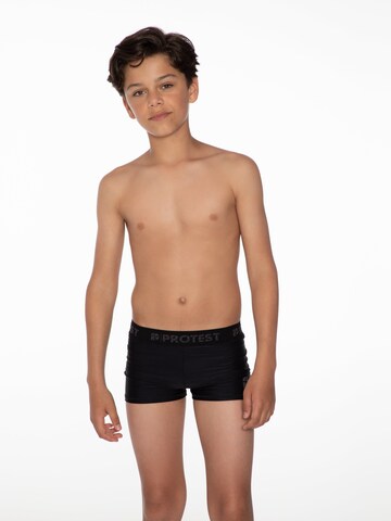 PROTEST Badeshorts 'SEAN JR'‌ in Schwarz: Vorderseite