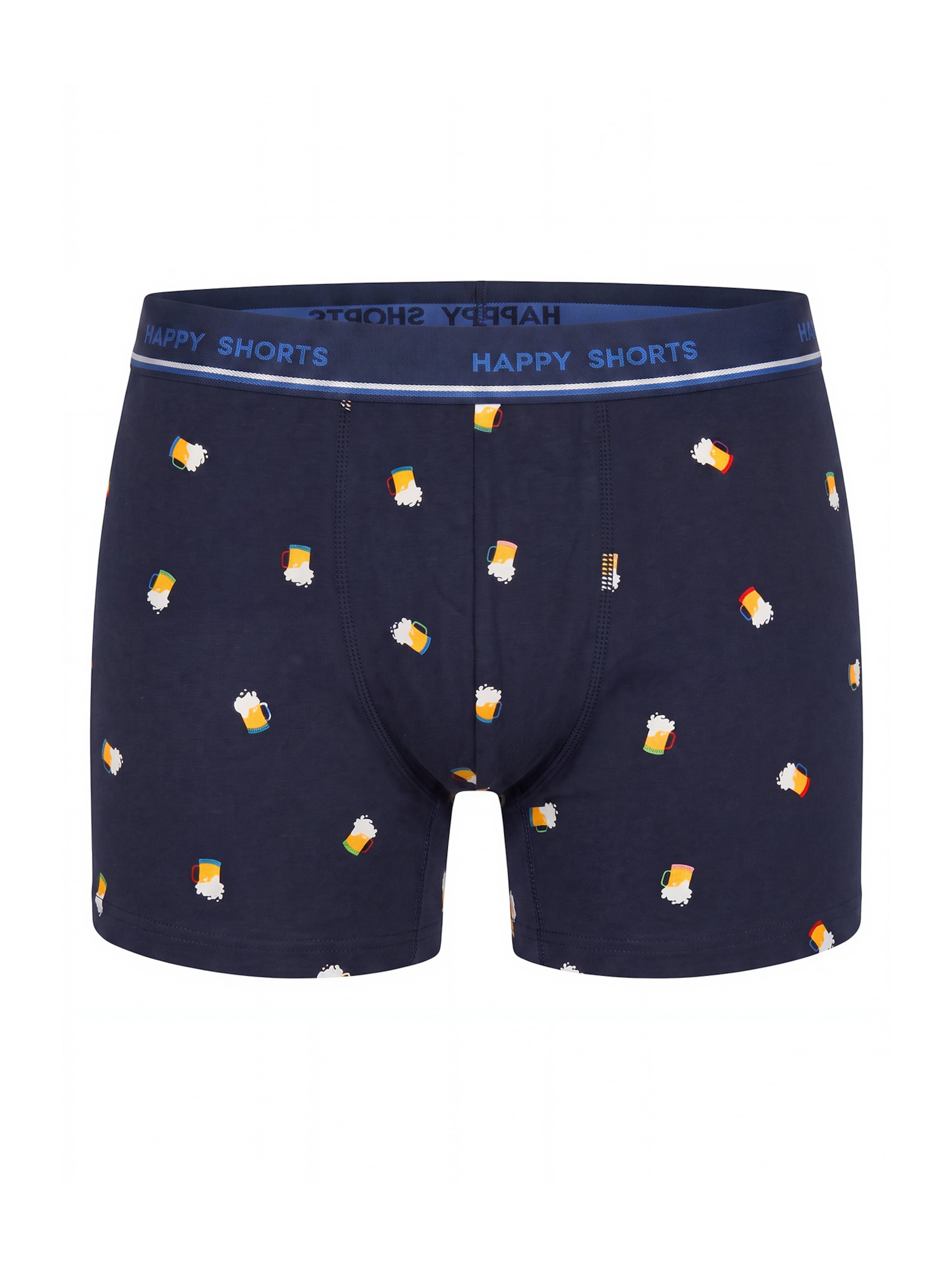 Boxers ' Jersey ' Happy Shorts en bleu