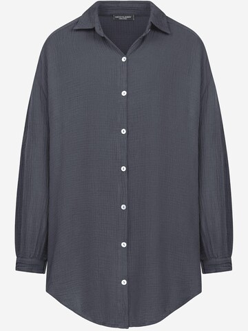 SASSYCLASSY Bluse 'lange Variante'‌ in Grau: Vorderseite