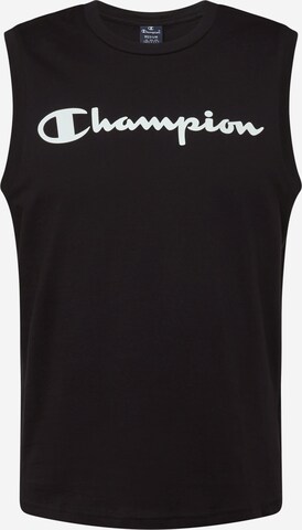 Tricou de la Champion Authentic Athletic Apparel pe negru: față
