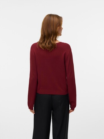 VERO MODA Sweater 'VMGlory' in Red