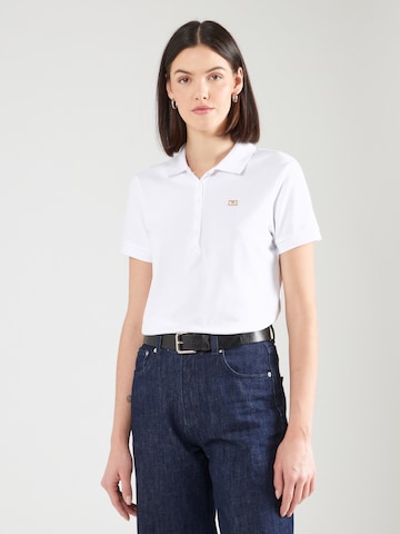 T-shirt EA7 Emporio Armani en blanc : devant