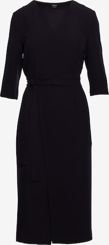 Rochie 'Sukienka z kopertowym motywem' de la Stylove pe negru: față