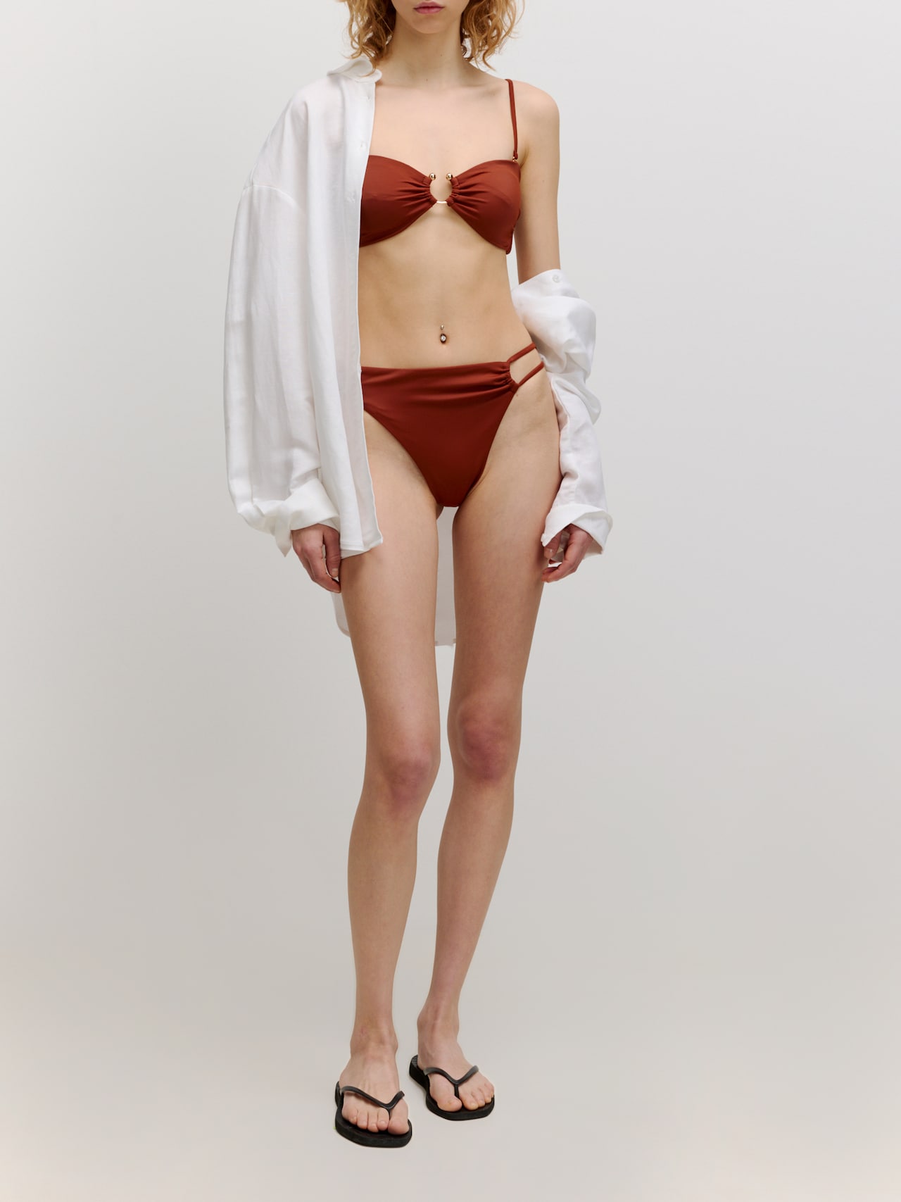 EDITED Bikinibroek 'Charline' Rood