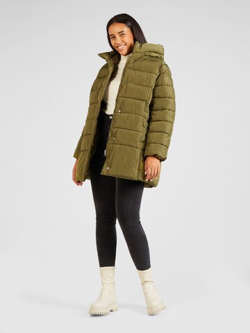 ONLY Carmakoma Winter coat 'NEW LINA' in Green