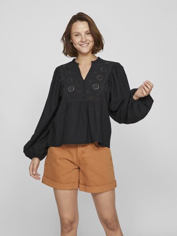 VILA Blouse in Zwart: voorkant