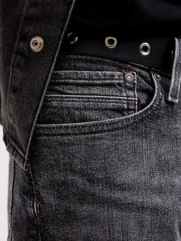 Coupe slim Jean 'JJICLARK JJVINTAGE' JACK & JONES en noir