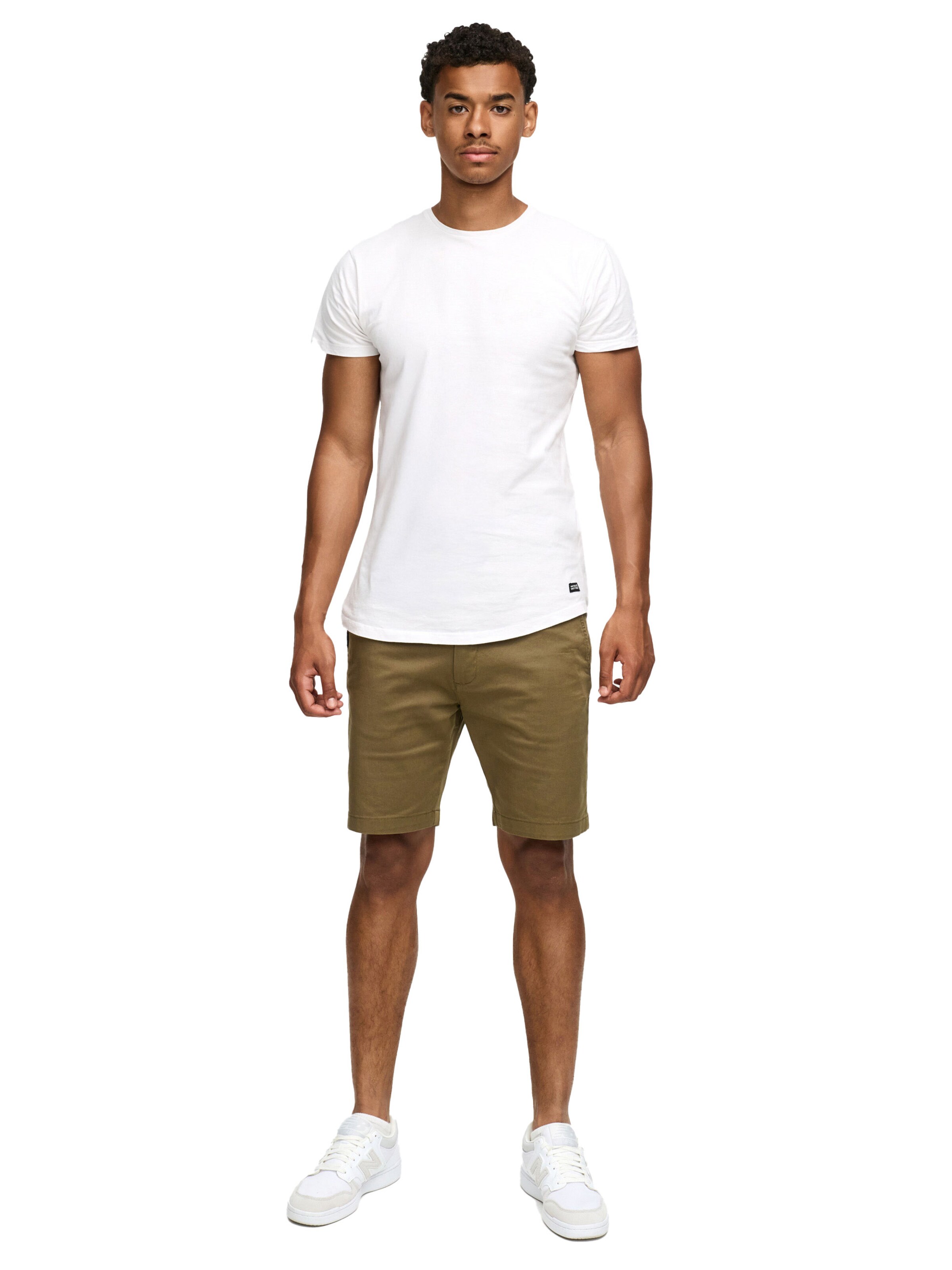 INDICODE Regular Pants 'Indicode Laulax' in Brown