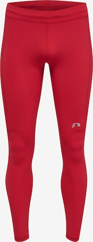 Skinny Pantalon de sport Newline en rouge : devant
