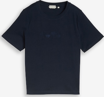 T-shirt TOM TAILOR en bleu : devant