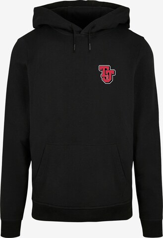 ABSOLUTE CULT Sweatshirt 'Tom and Jerry - Collegiate' in Black: front
