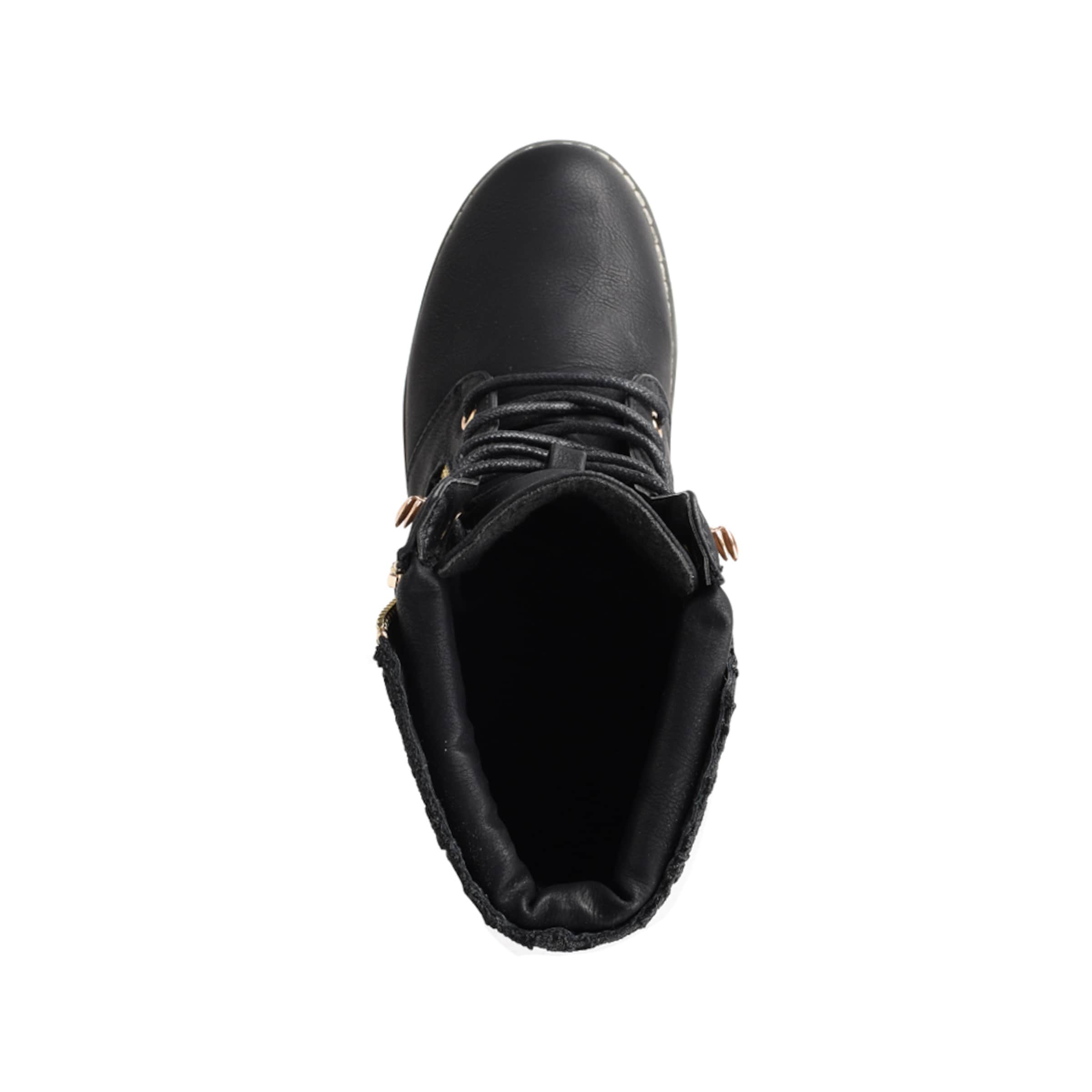 Elara Snørestøvletter i sort