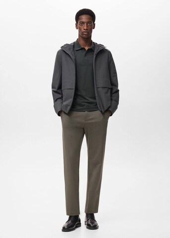 MANGO MAN Slimfit Hose 'Polen' in Grau