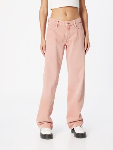 G-Star RAW Wide leg Jeans 'Judee' i rosa: framsida