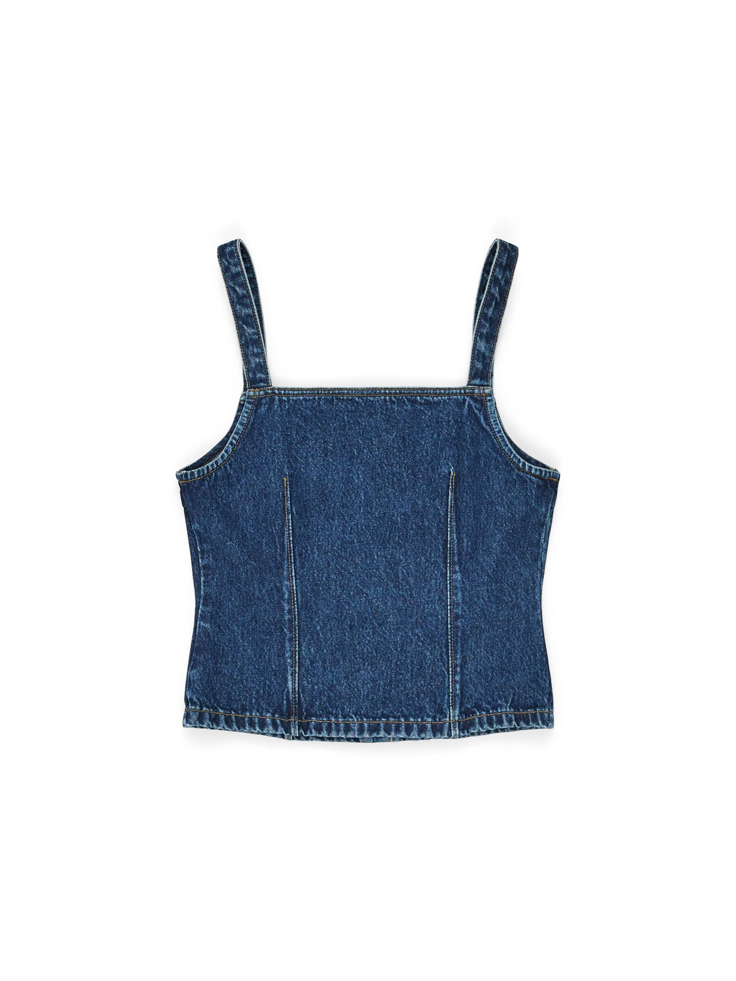 Dr. Denim Top 'Niamh' in Blue