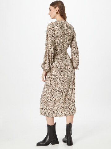 In The Style Shirt Dress in Beige