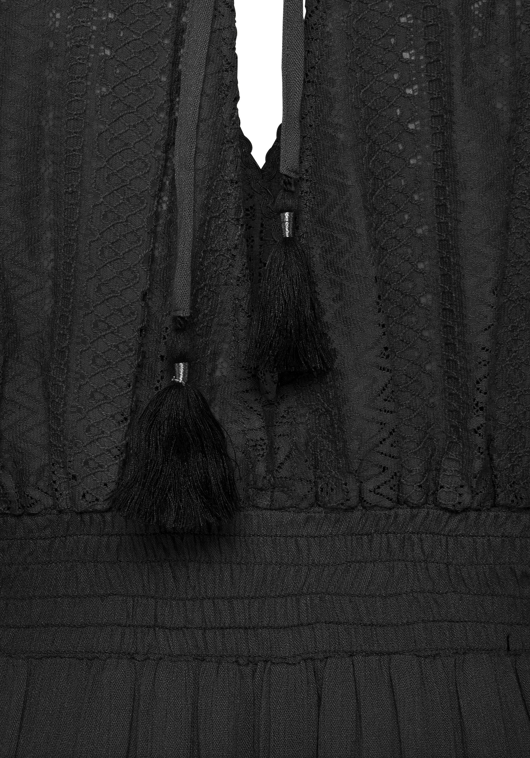 LASCANA Kleid in Schwarz