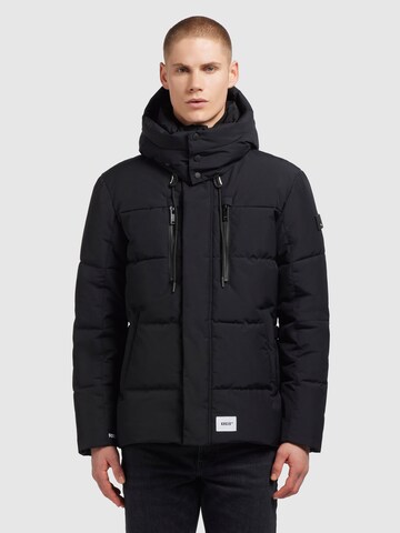 khujo Winter Jacket 'Kirc' in Black: front