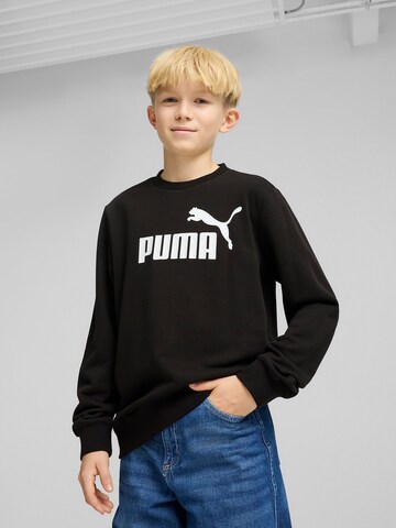 PUMA Μπλούζα φούτερ 'Essentials No. 1' σε μαύρο: μπροστά