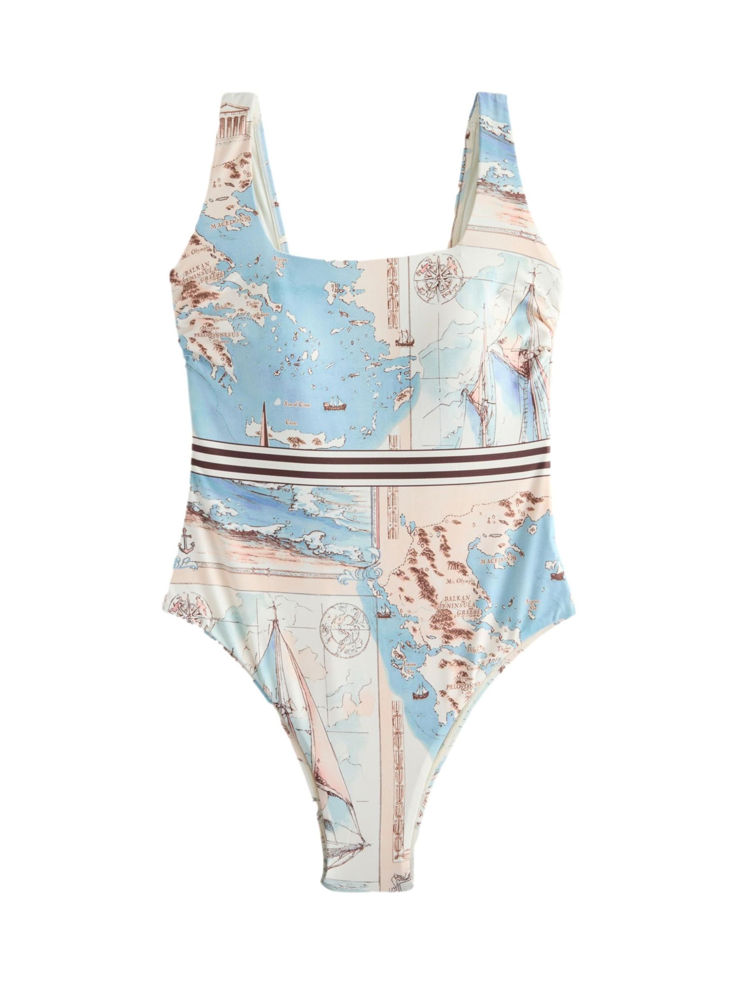 Next Badeanzug in Blau: Vorderseite